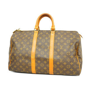 Louis Vuitton Monogram Keepol 45 Men,Women,Unisex Boston Bag